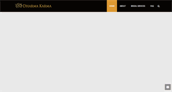 Desktop Screenshot of dharmakarma.com